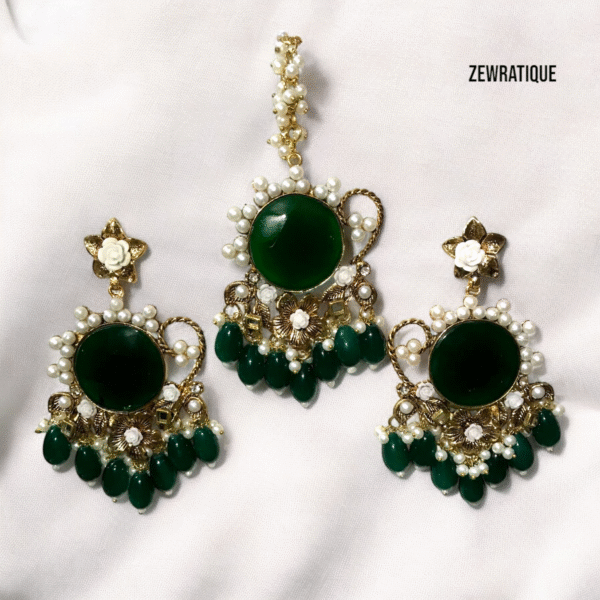 Egyptian Doublet Earrings With Tika