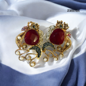 Ruby Doublet Earrings