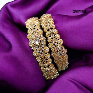Zirconia Gold Bangles